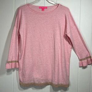 Lilly Pulitzer pink blouse Sz S